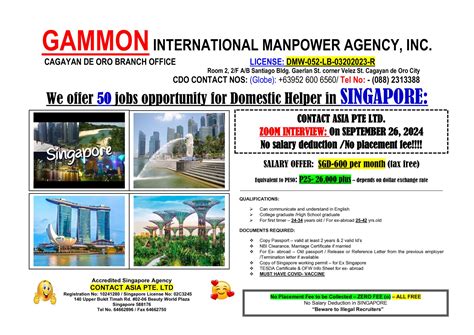 CDO Gammon International Manpower Agency Inc. Reels.